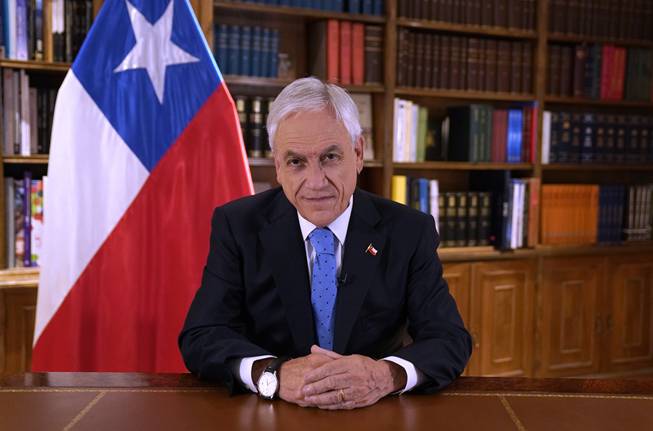 PRESIDENTE SEBASTIÁN PIÑERA ANUNCIA PROYECTO DE LEY PARA MEJORAR LAS PENSIONES