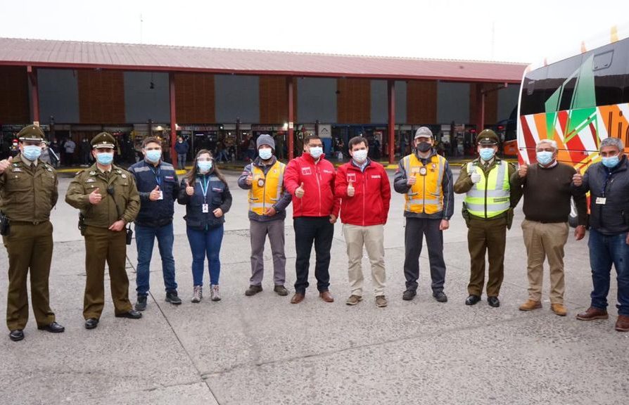 Delegado Prieto lidera fiscalización preventiva en terminal de buses