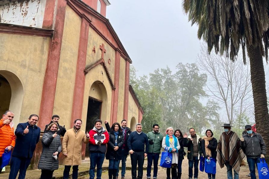 Comunidad de Vilches celebra en el Día de los Patrimonios la declaratoria de la Iglesia San Luis Gonzaga como Monumento Nacional