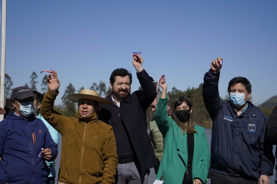 Agricultores de Pelarco beneficiados con ampliación de tranque El Arrozal