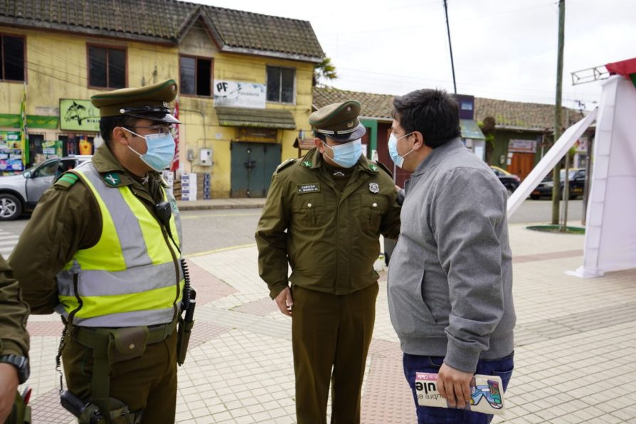 Delegado Aqueveque visitó Cauquenes para afrontar problemas de seguridad pública que afectan a la comuna