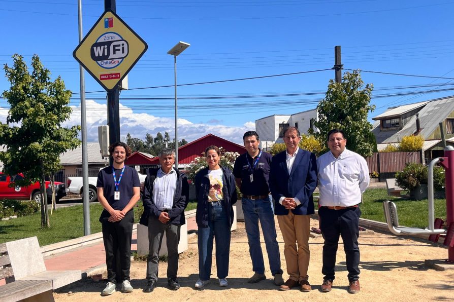 Gobierno inaugura puntos WiFi en localidades de Chanco