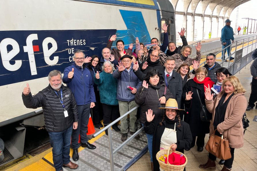 EFE y autoridades regionales inauguran nuevo servicio de trenes Curicó-Molina-Talca-San Javier y Linares 