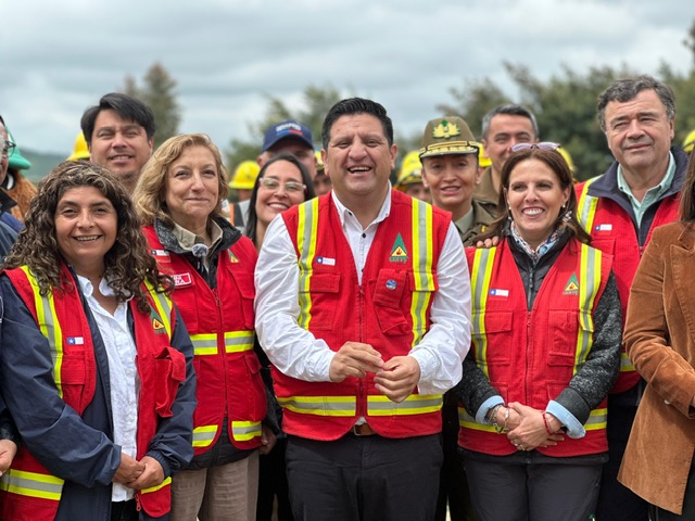 Gobierno realiza simulacro de incendio forestal en la Región del Maule