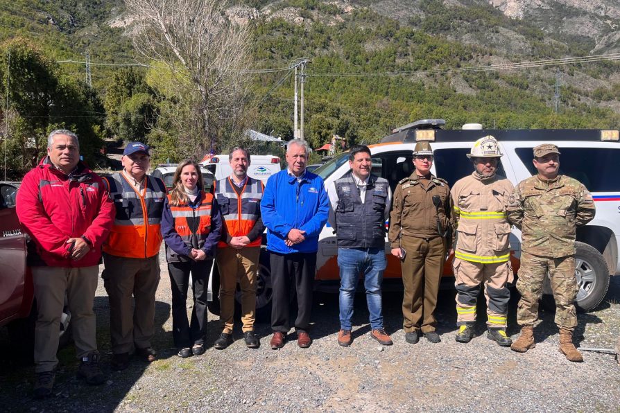 Comunidades de San Clemente y Molina participaron de simulacro por erupción volcánica