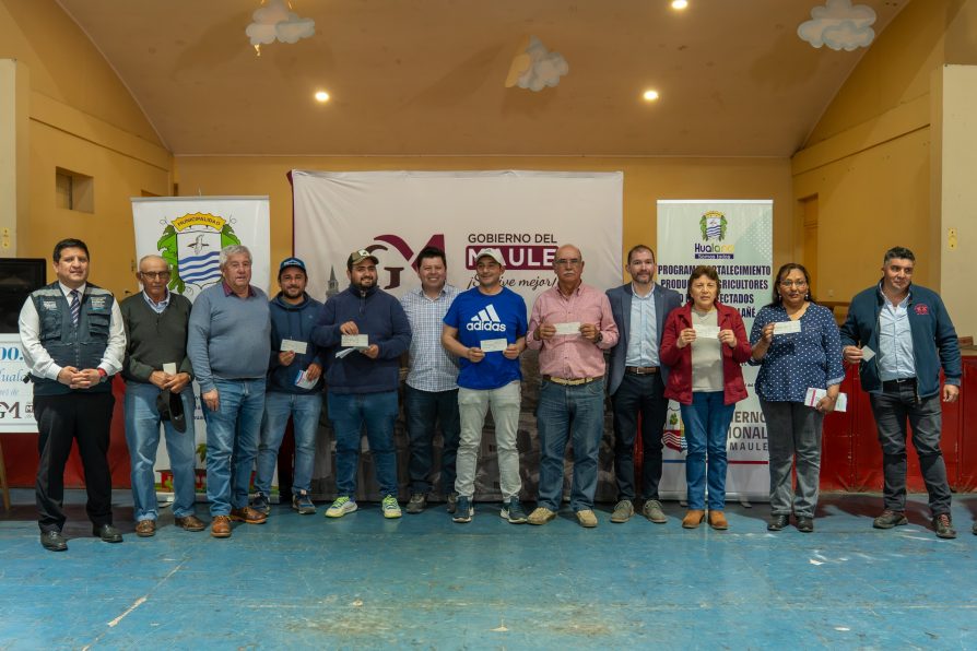 Gobierno del Maule impulsa la reactivación de más de 150 agricultores en Hualañé