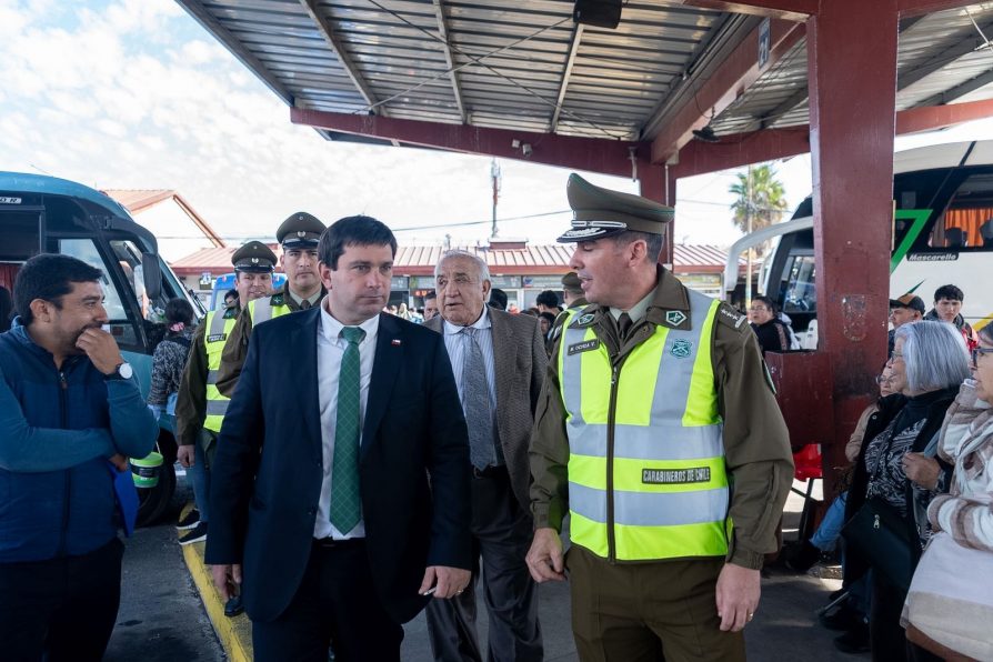 Autoridades entregan balance del despliegue durante el último fin de semana largo en el Maule